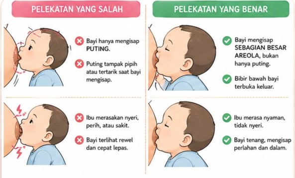 Langkah Pelekatan yang Benar