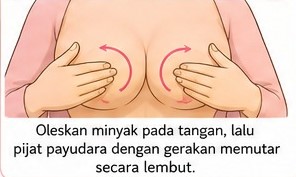 Langkah Mengurut dengan Pinggir Tangan